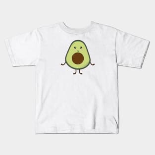 Kawaii Cute Avocado Kids T-Shirt